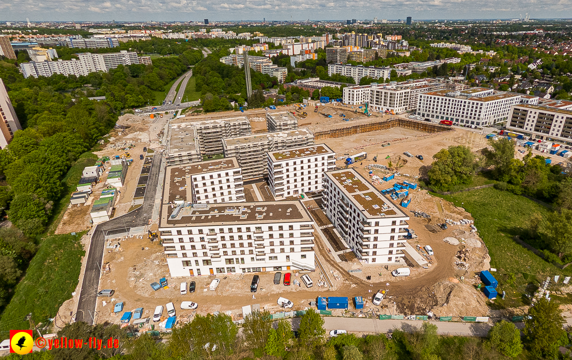17.05.2023 - Baustelle Alexisquartier und Pandion Verde in Neuperlach